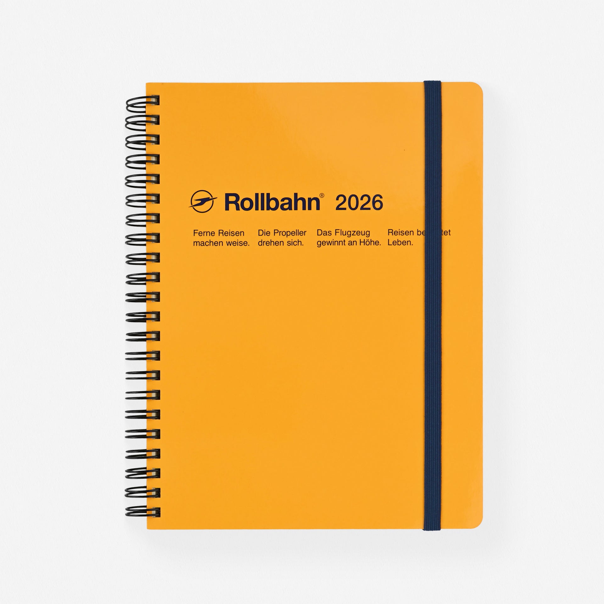 Rollbahn 2026  Monthly Planner Yellow | Large, A5 Or Extra Large