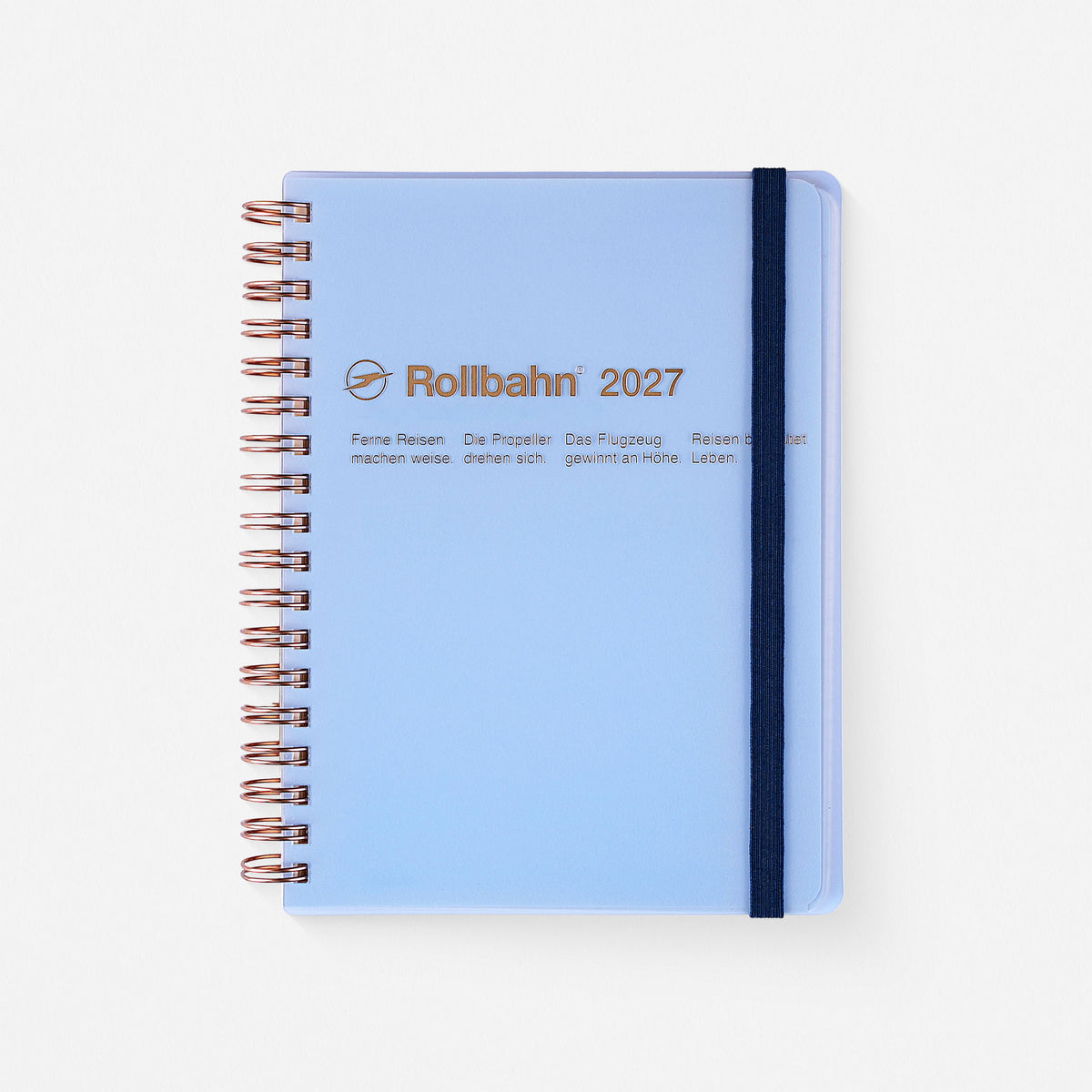 2027 Rollbahn Monthly Planner Clear Blue | 2 Sizes