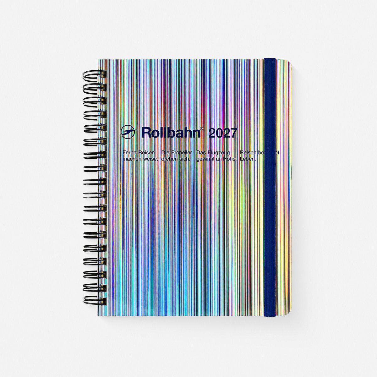 2027 Rollbahn Monthly Planner Metallic Hologram | 2 Sizes