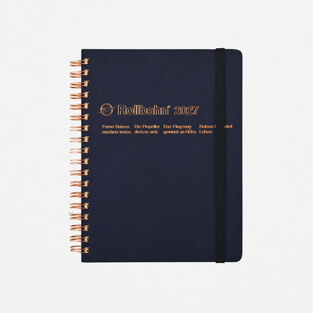 2027 Rollbahn Monthly Planner Homme Dark Blue | 2 Sizes