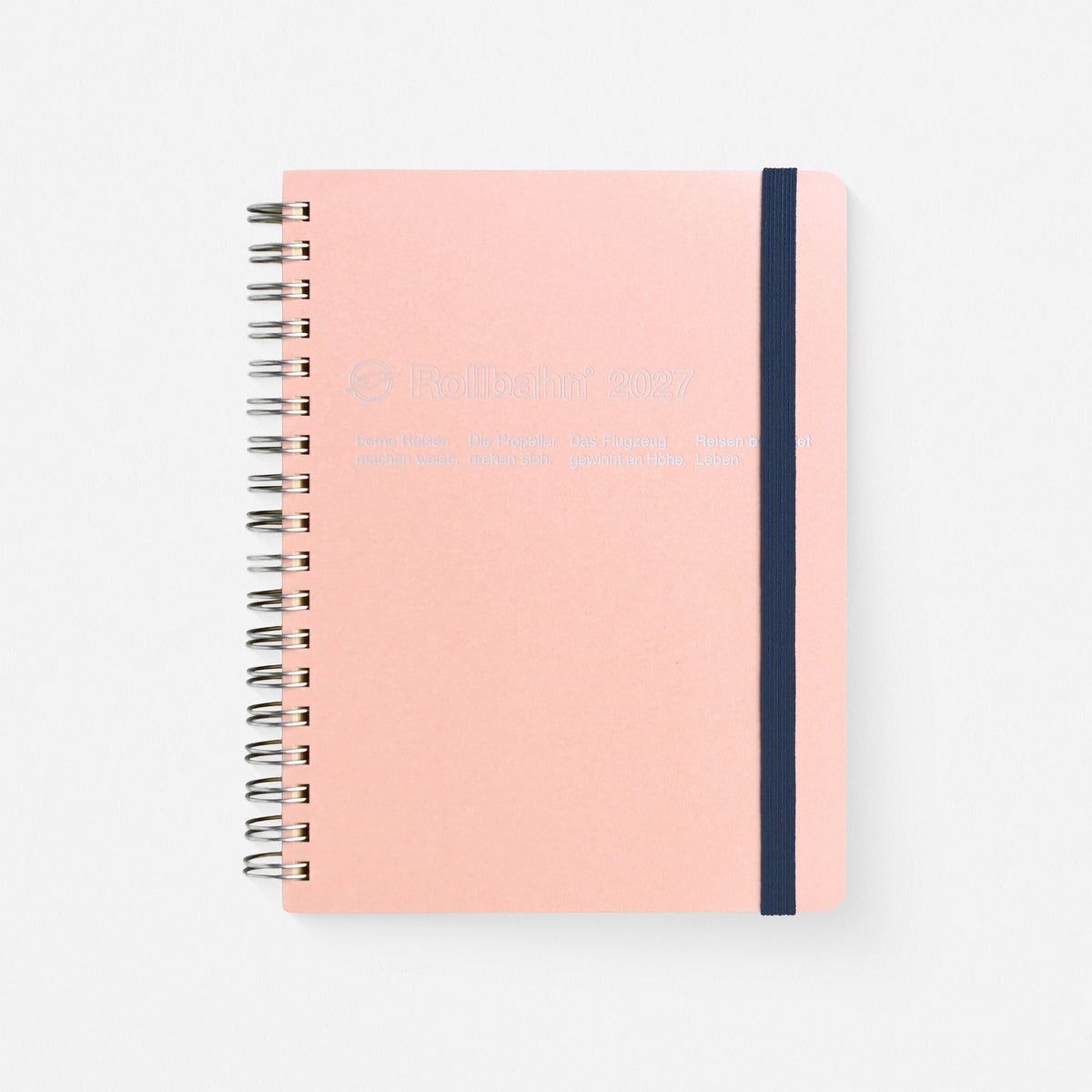 2027 Rollbahn Monthly Planner Sheer Light Pink | 3 Sizes