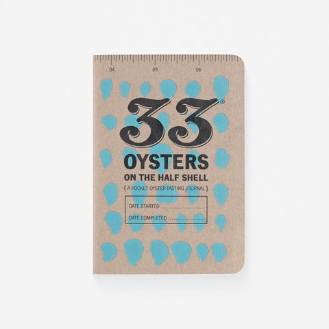 33 Books Co. Pocket Oysters Tasting Journal 