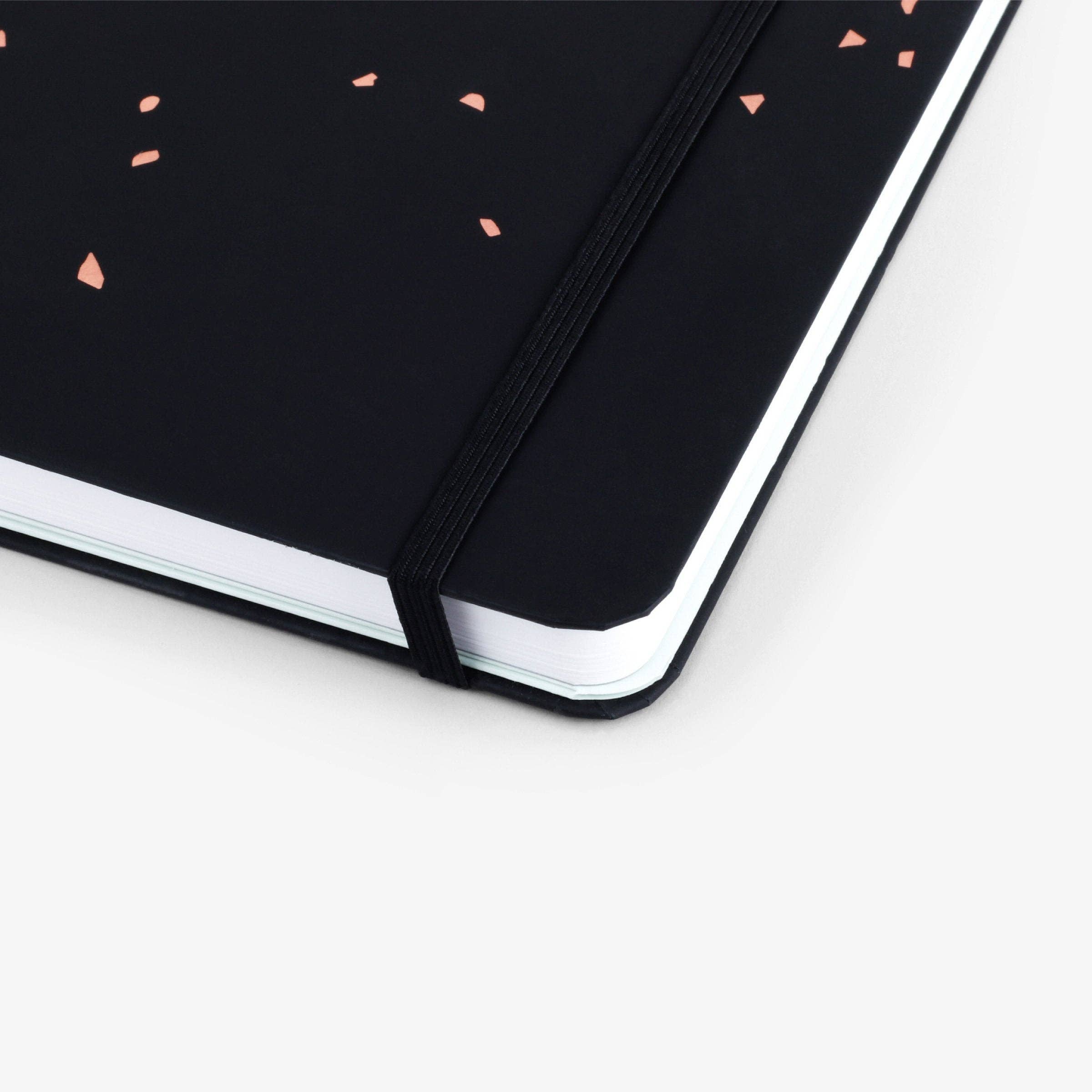 Black Speckle Refillable Notebook