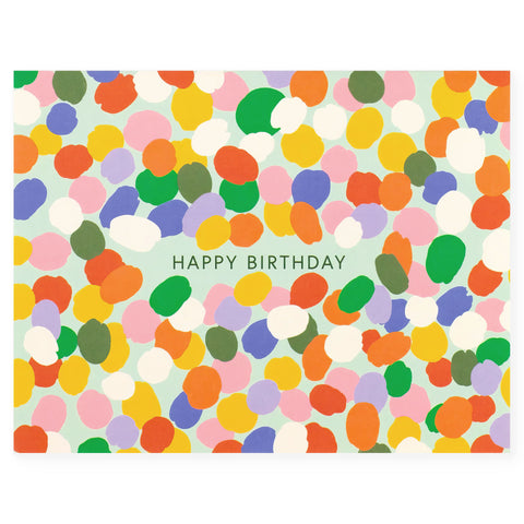 Happy Birthday Dots Greeting Card