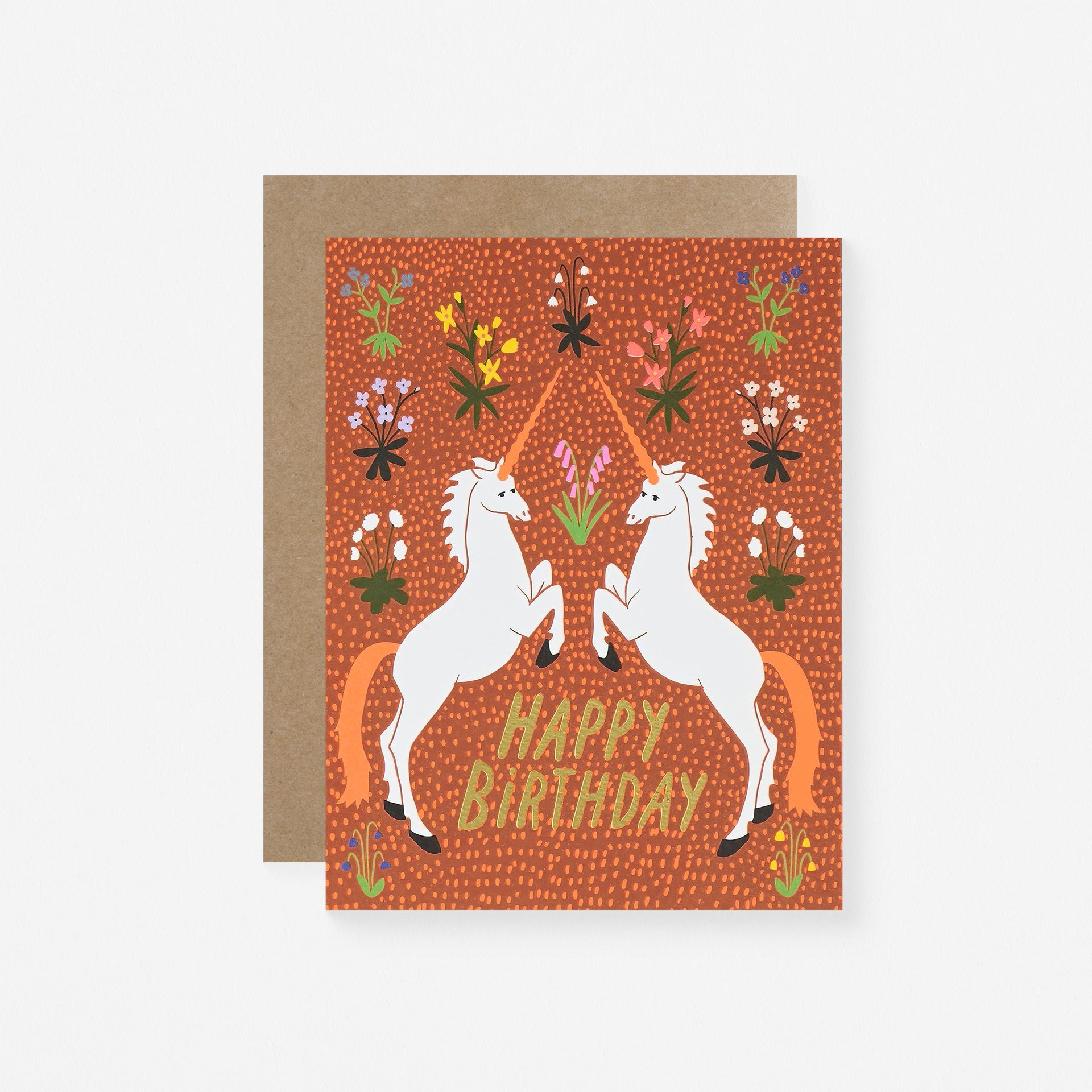 Unicorns Birthday Card