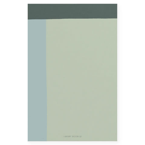 Library Design Co. Small Legal Pad Green