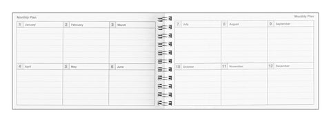 MARK'S Inc. Dayfree Weekly Schedule Undated Planner | 5 Colors