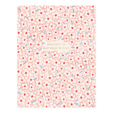 Ramona & Ruth Bunches Birthday Wishes Card