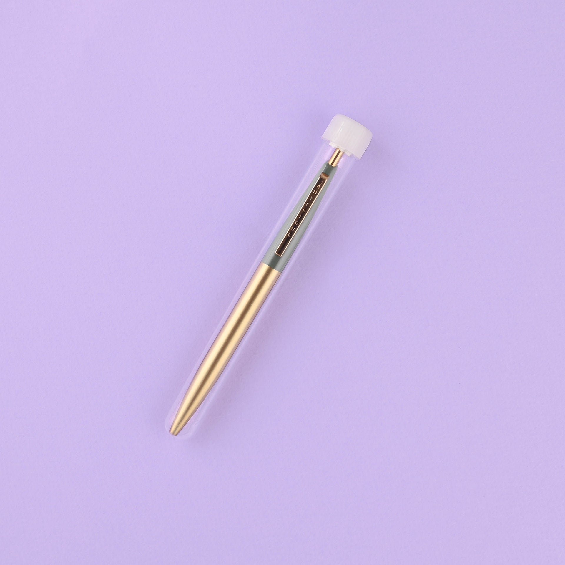 Ballpoint Pen Brass Edition | Sage Green, Pearl Grey Or Brick Red