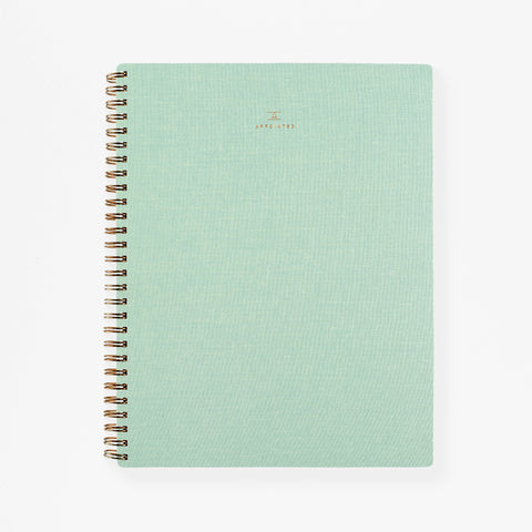 Appointed Mineral Green Notebook Lined 