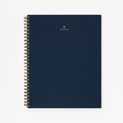 Appointed Oxford Blue Notebook Lined 