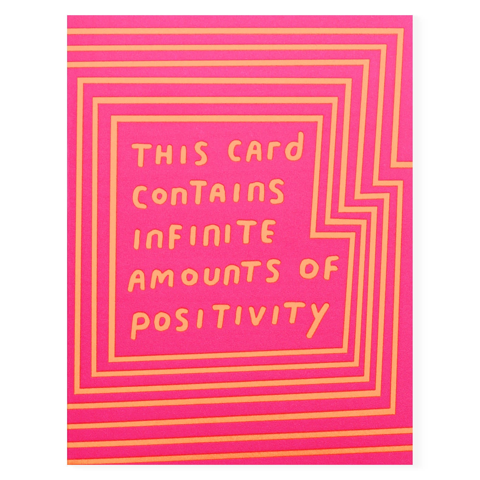 Ashkahn Infinite Positivity Greeting Card 