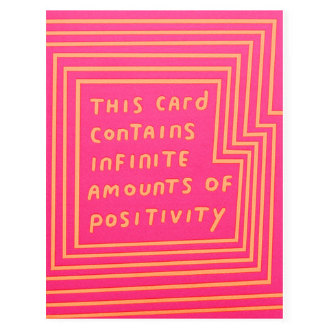 Ashkahn Infinite Positivity Greeting Card 