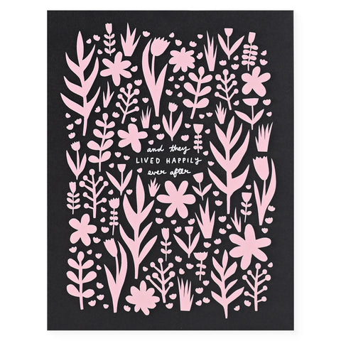 Badger & Burke Wedding Flower Greeting Card 