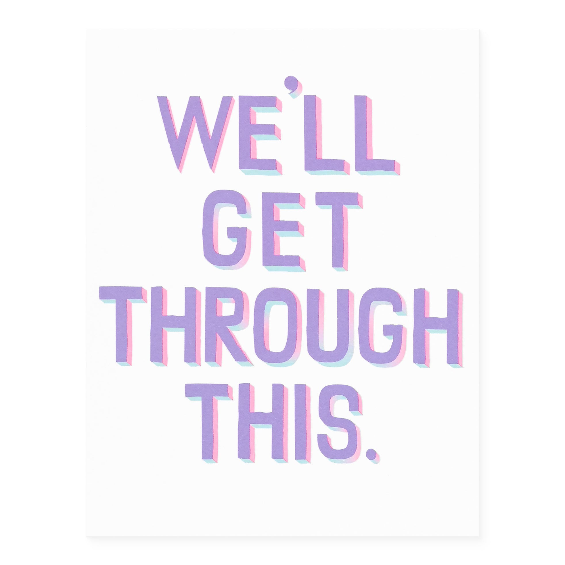 Banquet Workshop We'll Get Through This Greeting Card