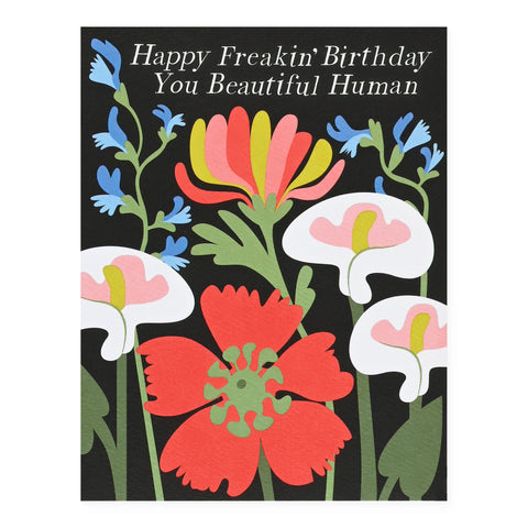 Banquet Workshop Beautiful Poppy Birthday Card