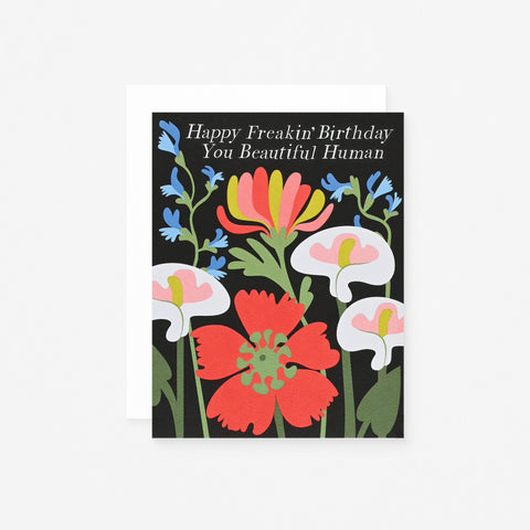 Banquet Workshop Beautiful Poppy Birthday Card
