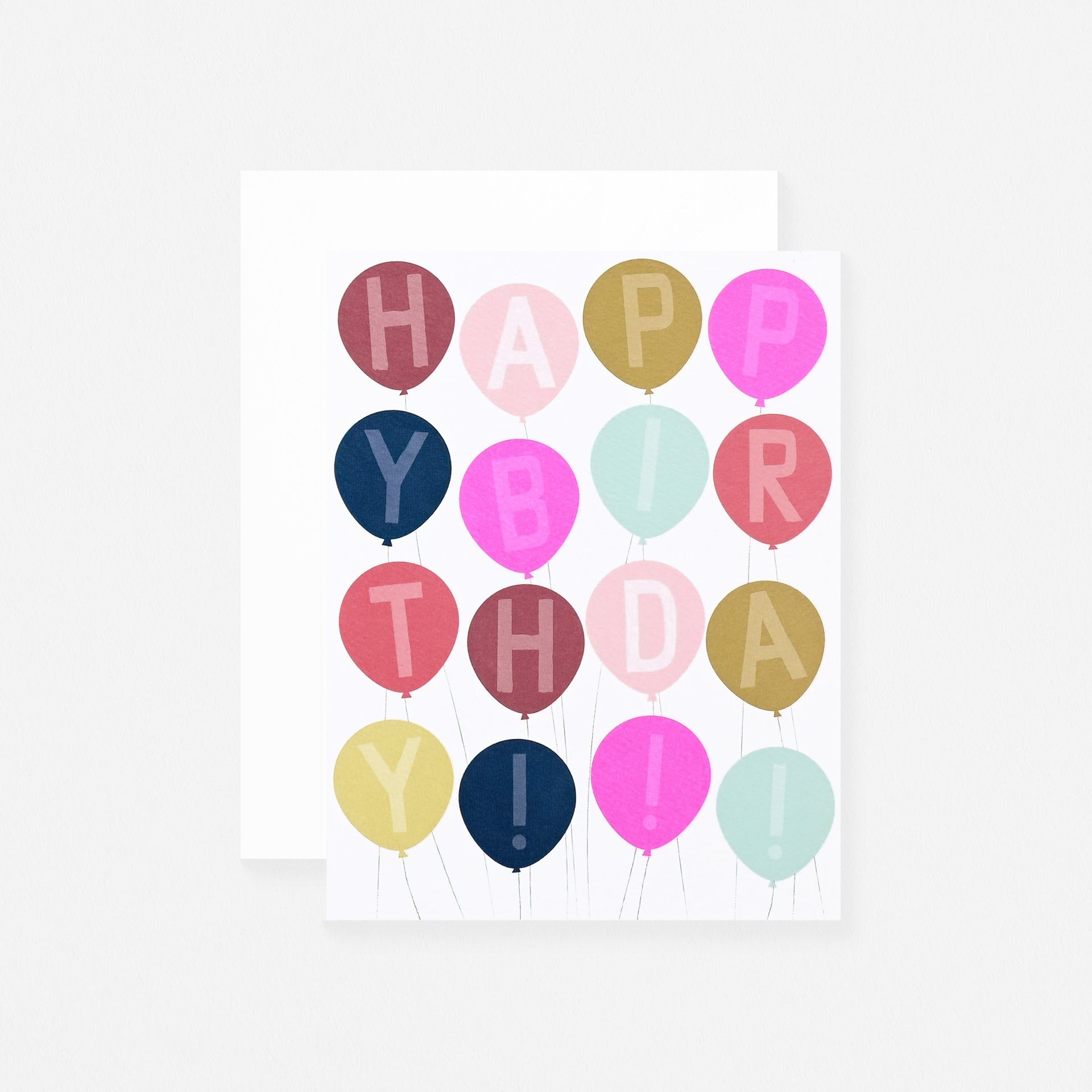 Banquet Workshop Birthday Balloons Greeting Card 