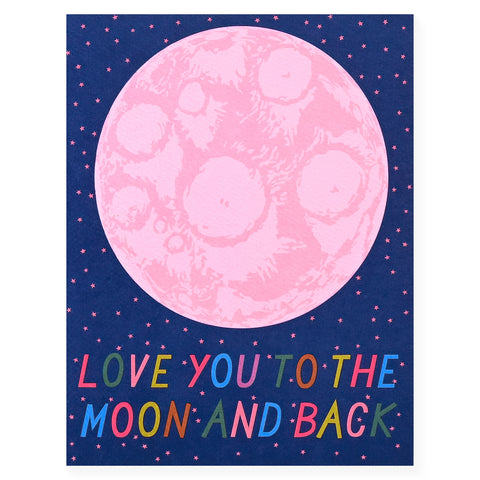 Banquet Workshop To the Moon Greeting Card 