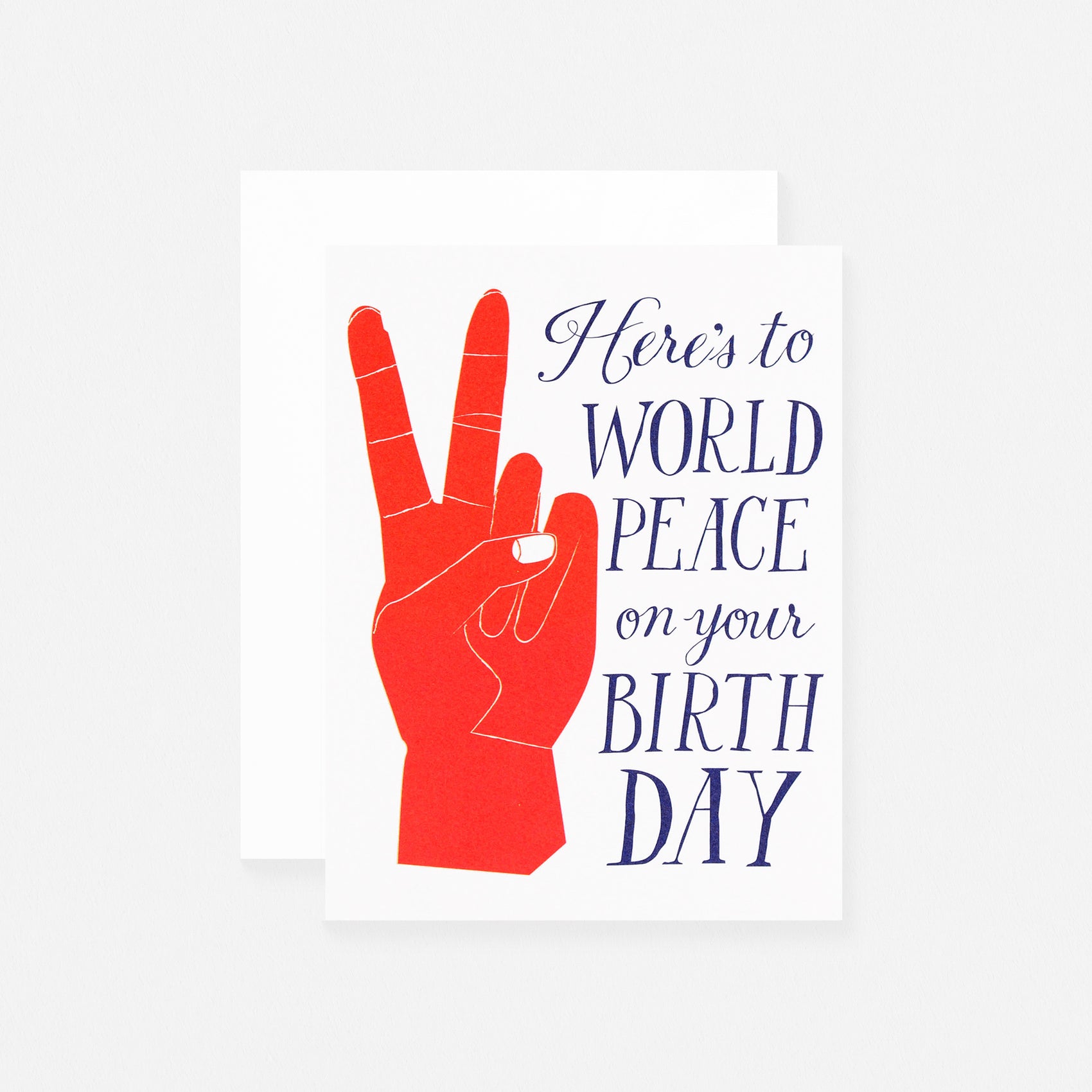 World Peace Birthday Card
