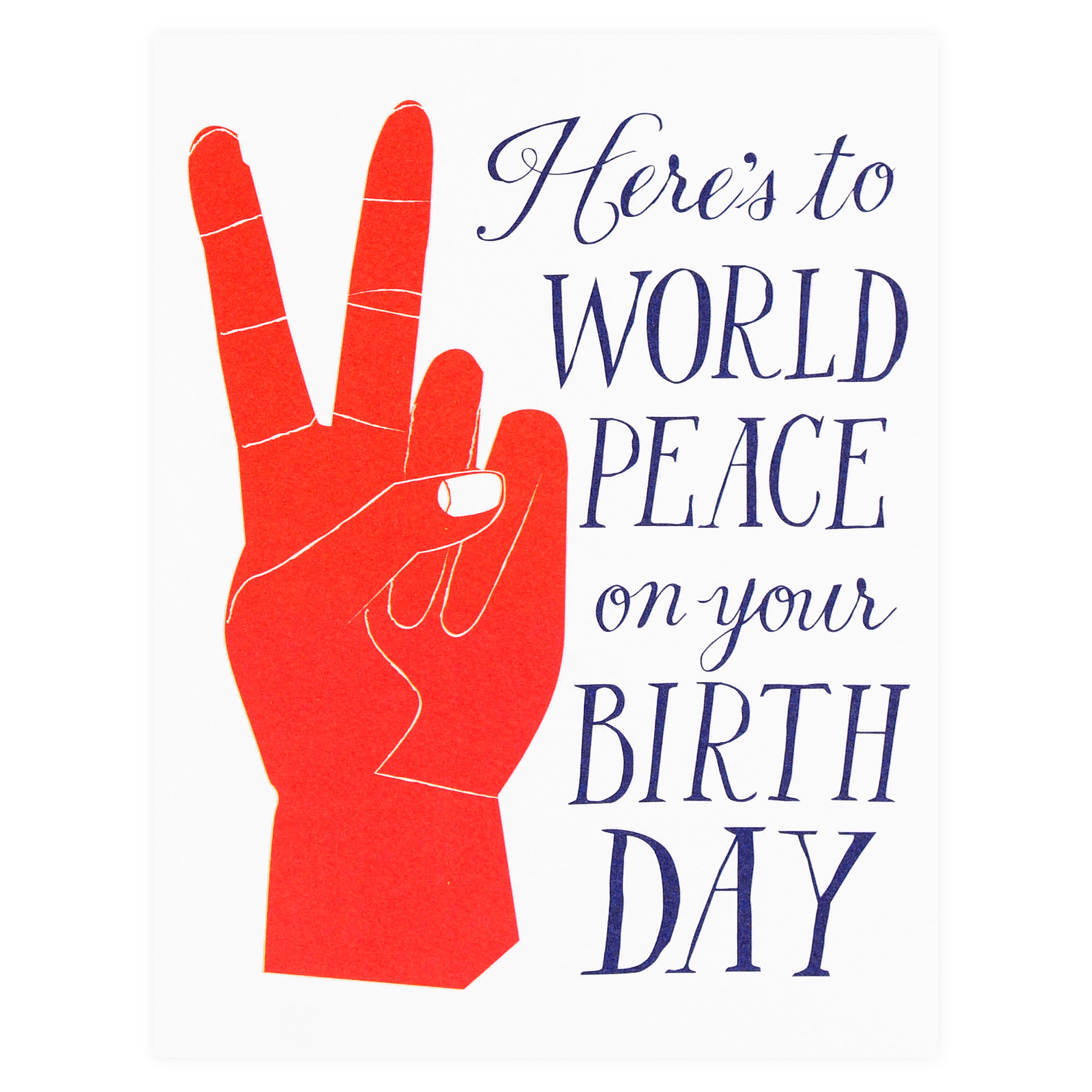 Banquet Workshop World Peace Birthday Card 