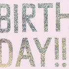 Banquet Workshop Hologram Foil Birthday Card 