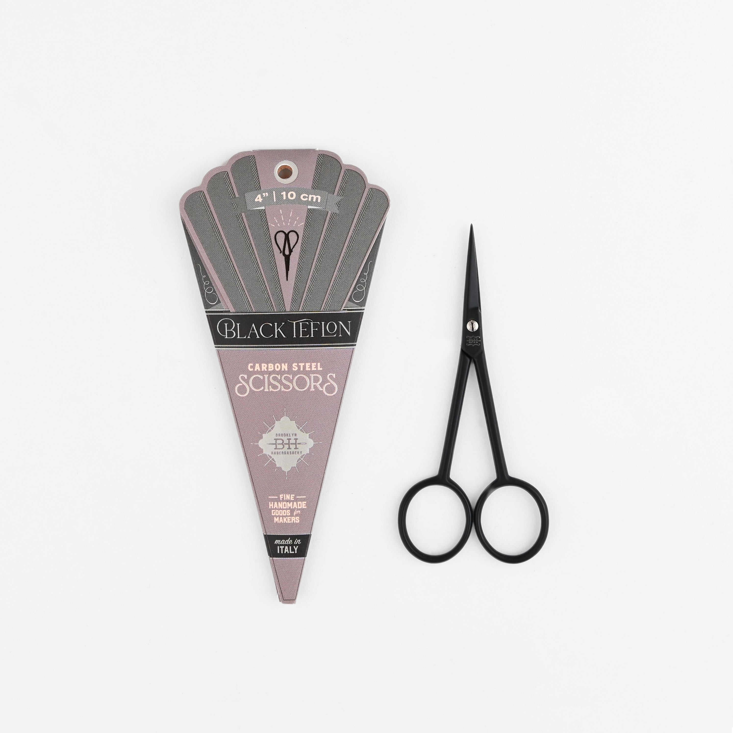 Brooklyn Haberdashery Black Teflon Scissors 