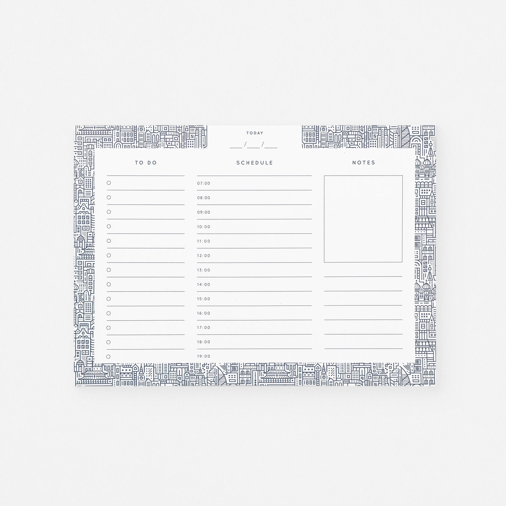 Hello World Daily Desk Planner Notepad