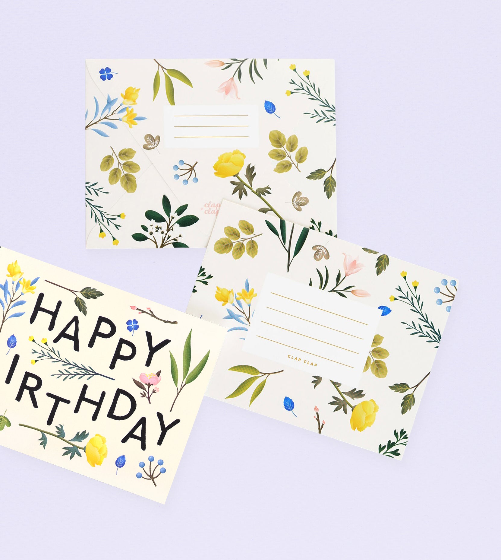 Plant Variety Ivory Birthday Card