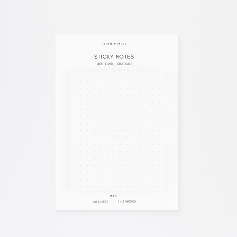 Cloth & Paper Dot Grid Sticky Notes