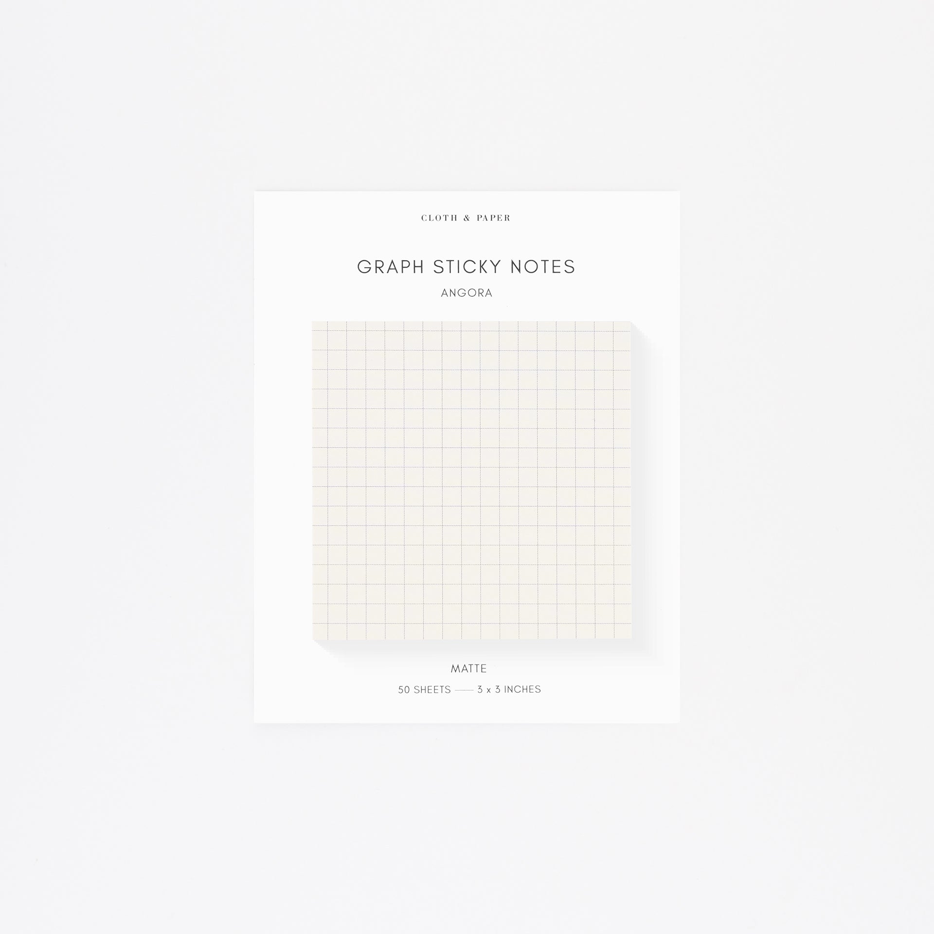 Cloth & Paper Graph Sticky Notes