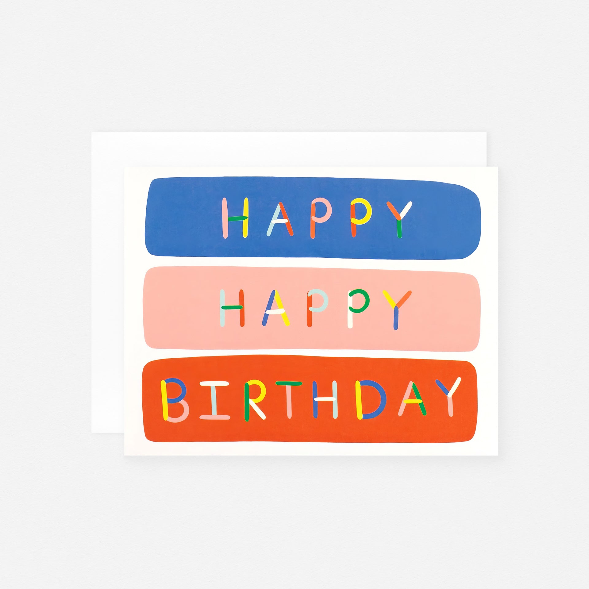 Courage Card Co. Birthday Blocks Greeting Card