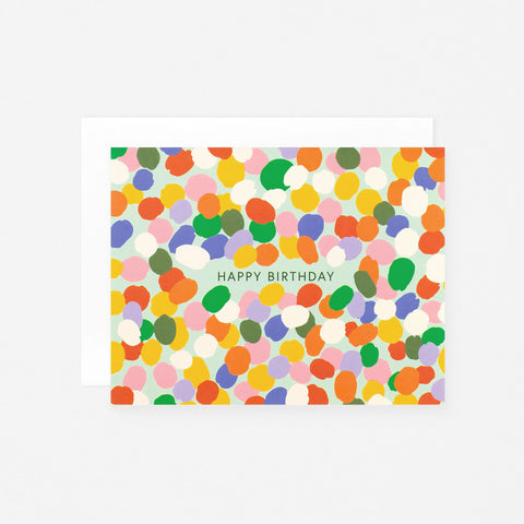 Happy Birthday Dots Greeting Card