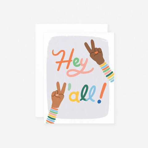 Courage Card Co. Hey Y'all! Greeting Card