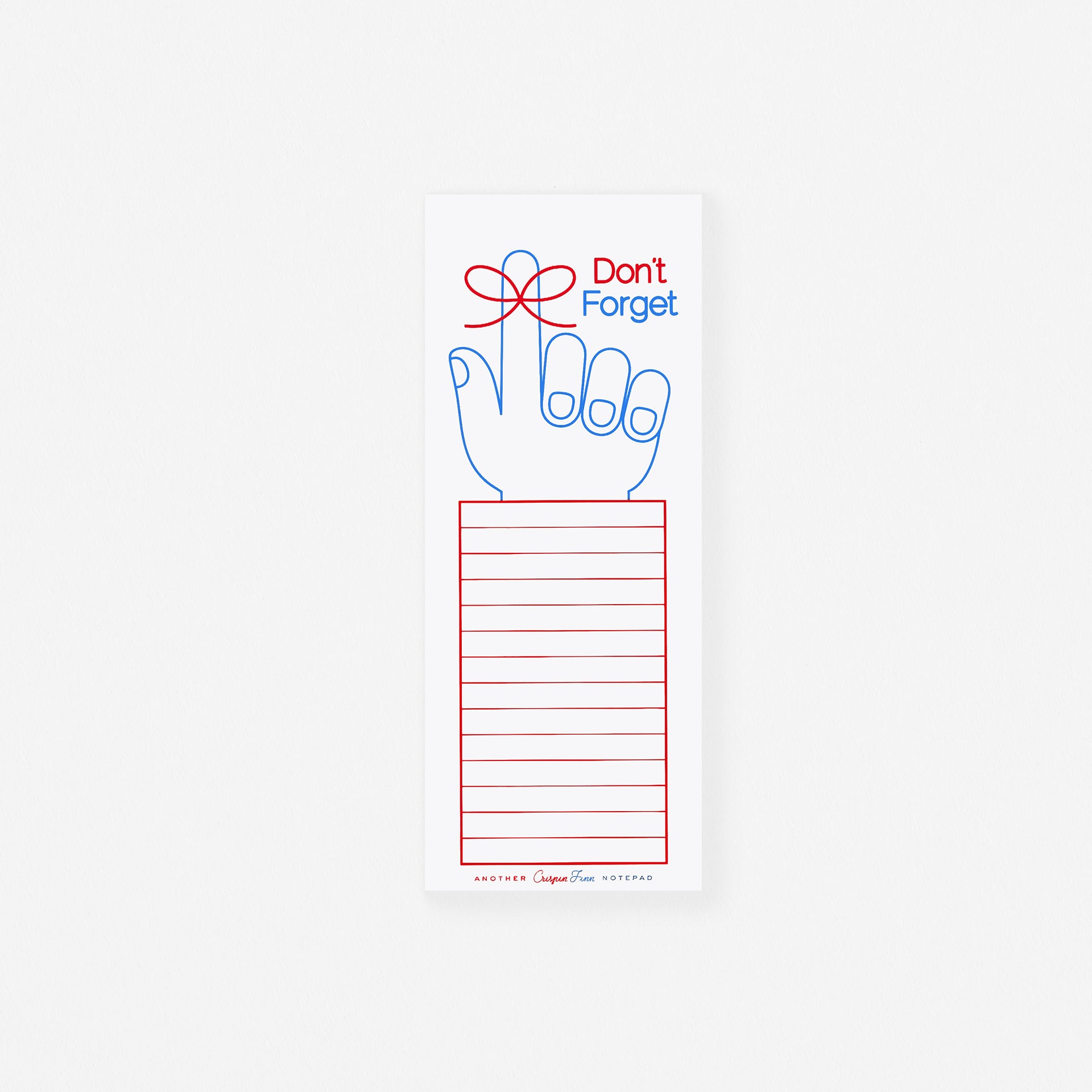 Crispin Finn Don't Forget Notepad