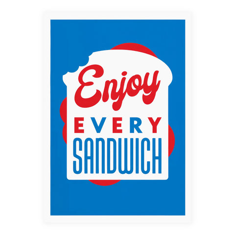 Crispin Finn Enjoy Every Sandwich Greeting Card