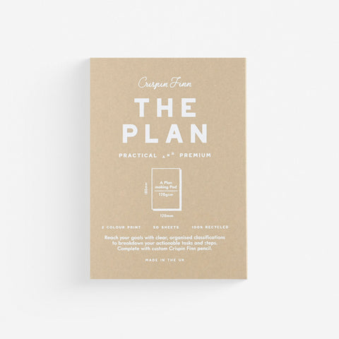 Crispin Finn The Plan Notepad With Pencil Packaged Set