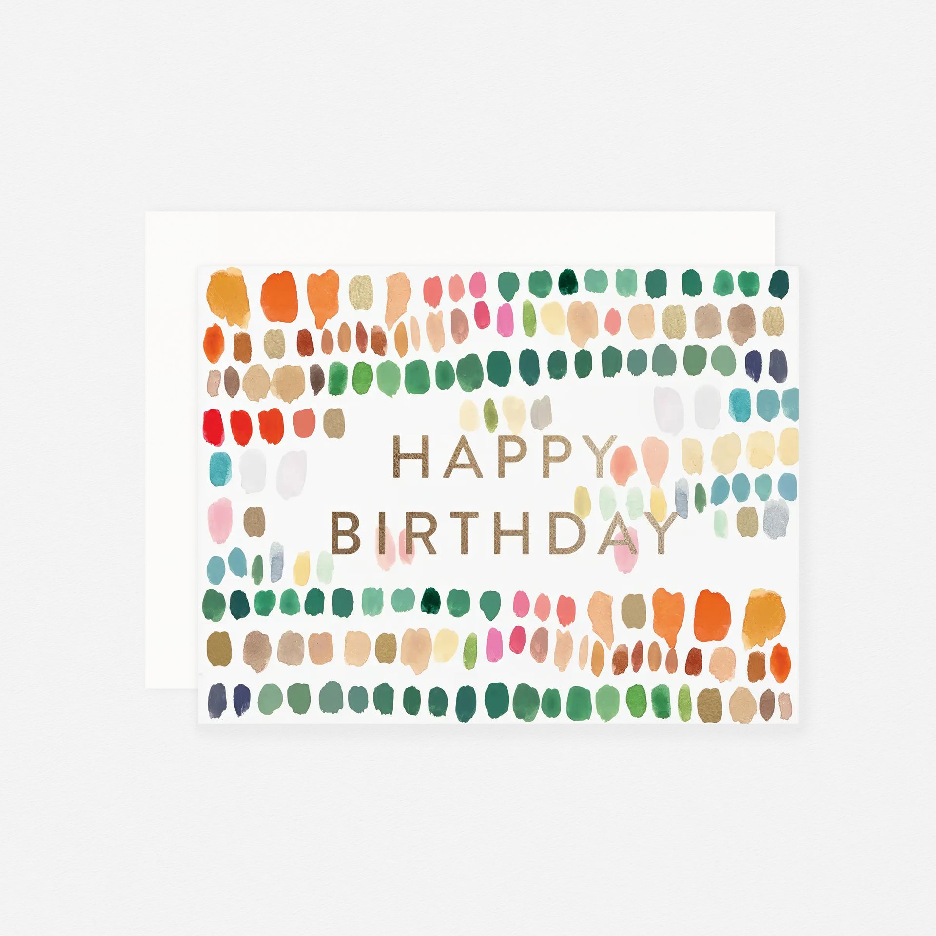 Dear Hancock Happy Birthday Paint Marks Greeting Card