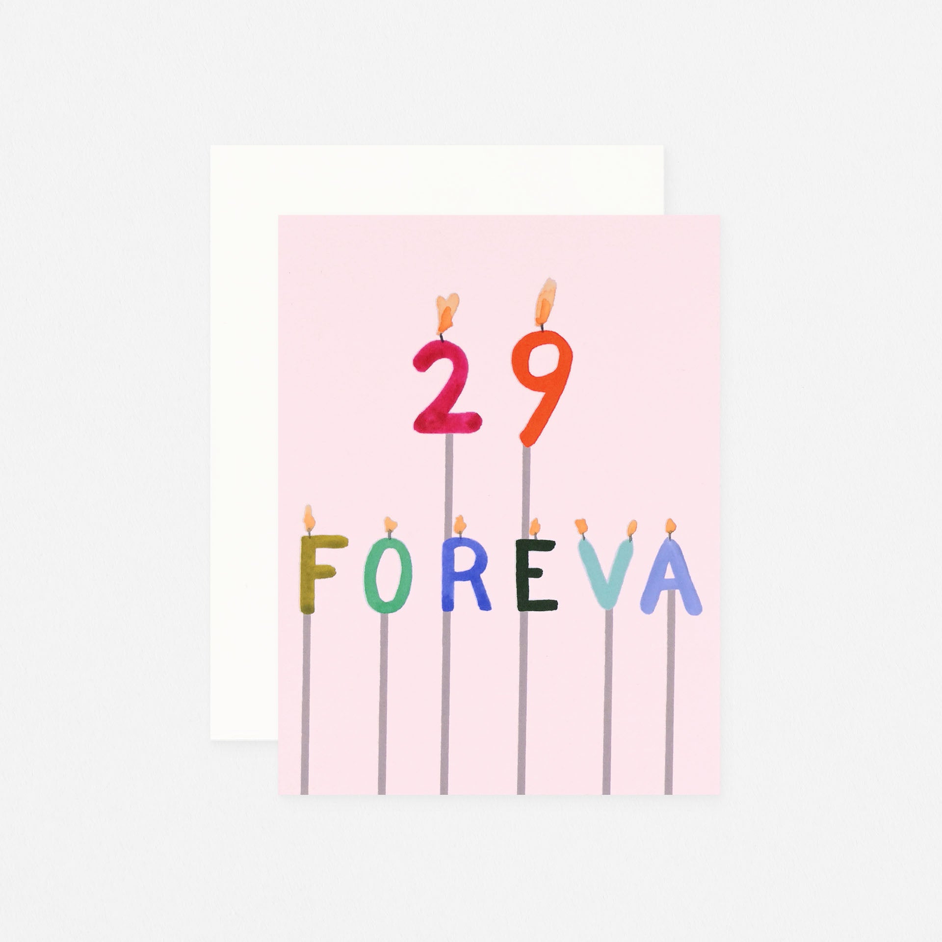 Dear Hancock 29 Foreva Candles Birthday Card 