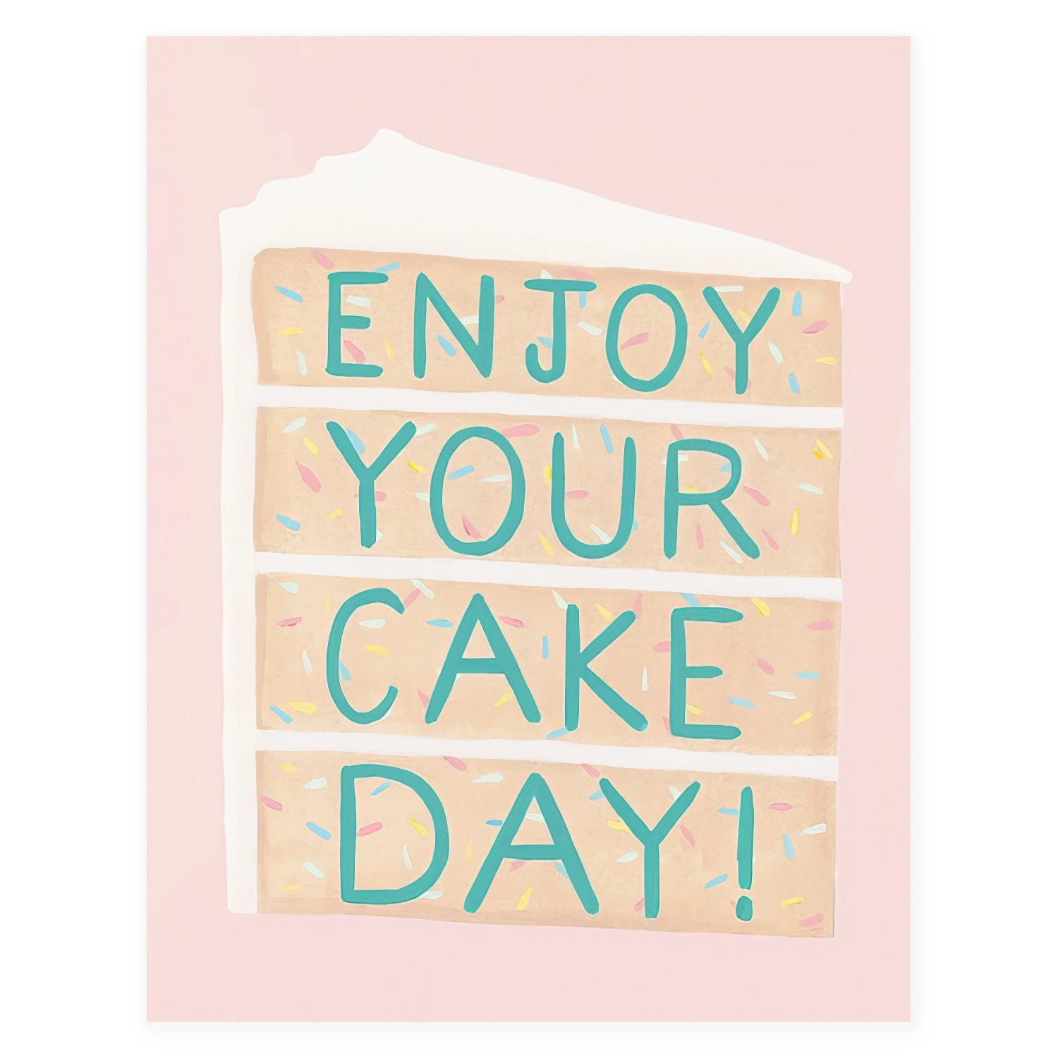 Dear Hancock Enjoy Your Cake Day! Birthday Card