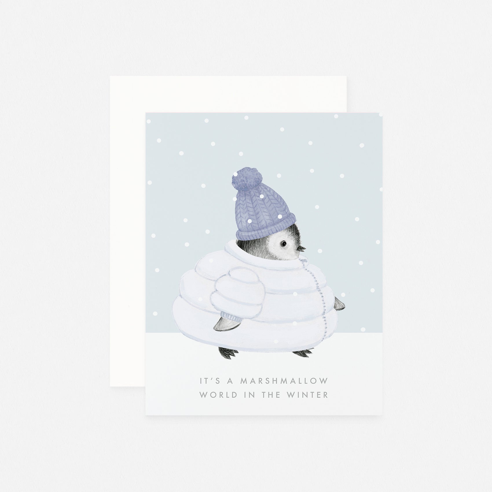 Dear Hancock Marshmallow World Penguin Holiday Cards Set 