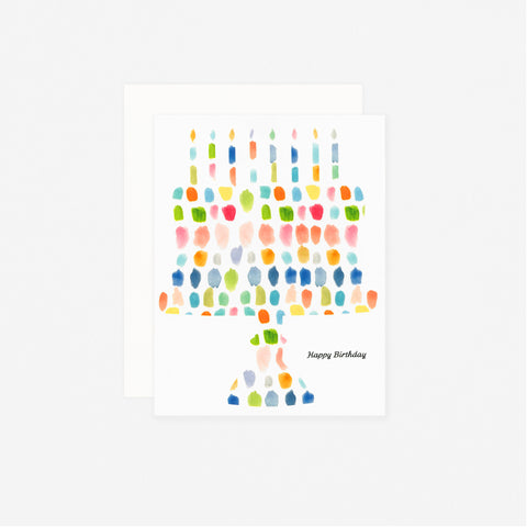 Dear Hancock Paint Palette Birthday Cake Card