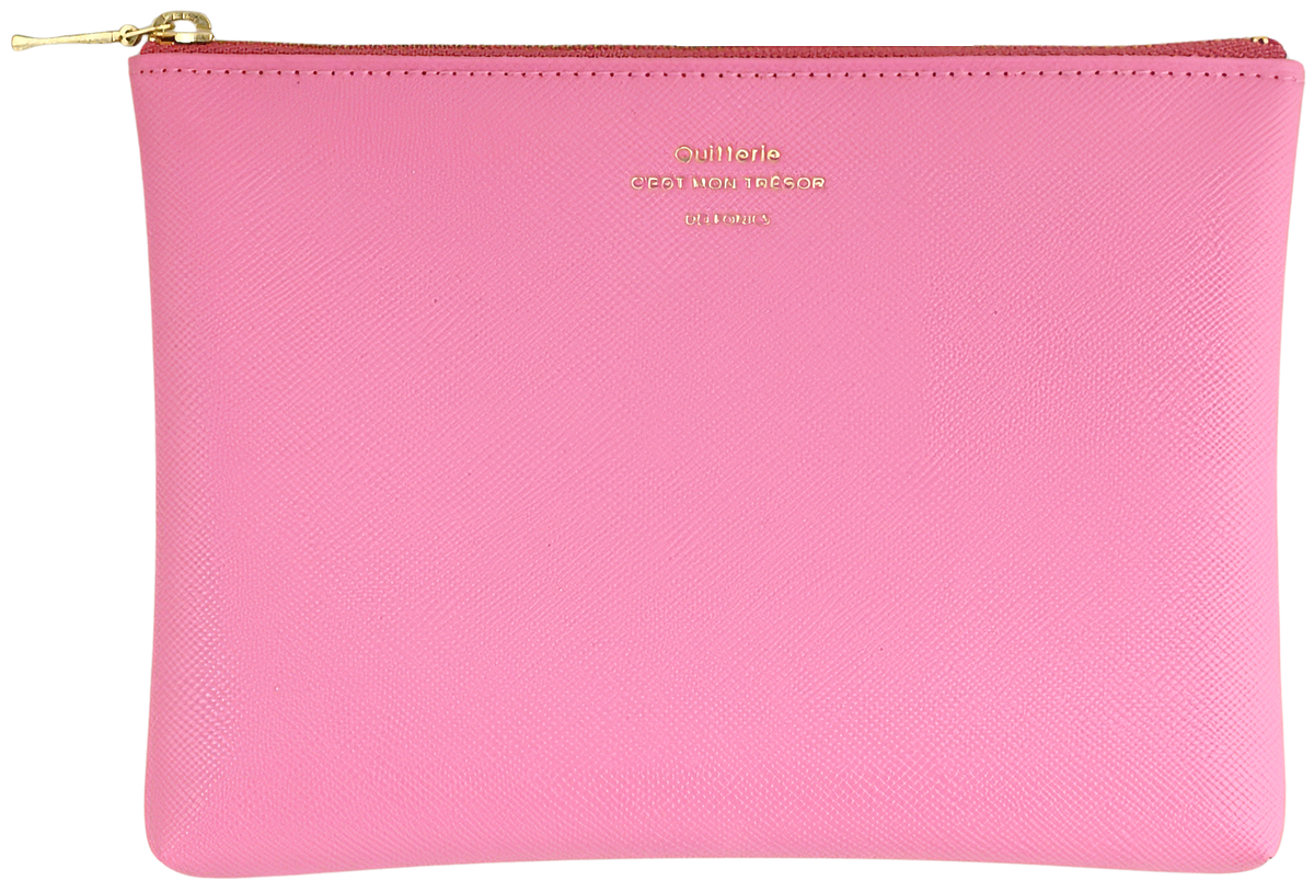 Quitterie Small Zip Pouch Pink