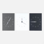 Dotsy Clock Greeting Card | Grey, White Or Black 