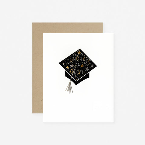 Elum Sparkle Cap Graduation Card 