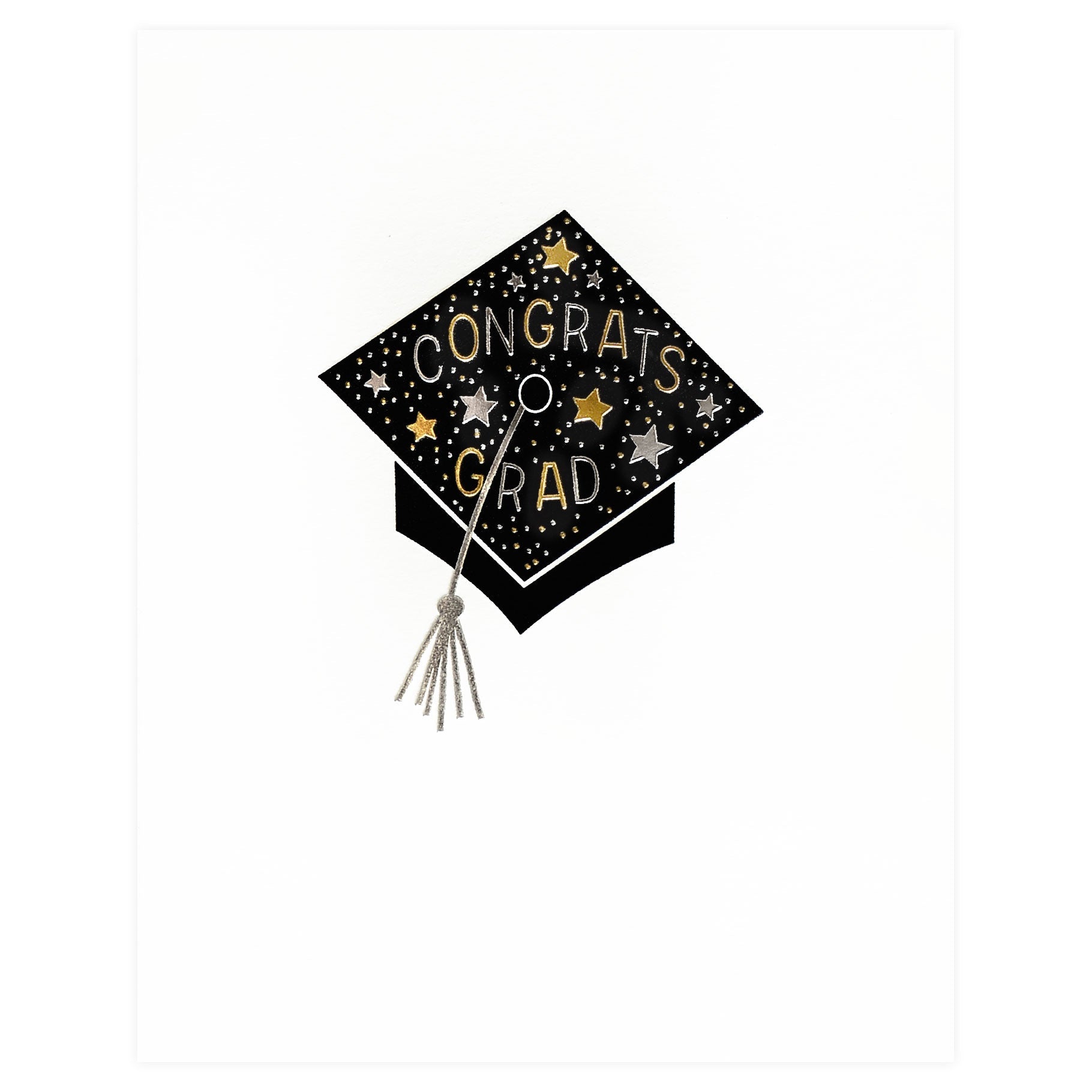 Elum Sparkle Cap Graduation Card 