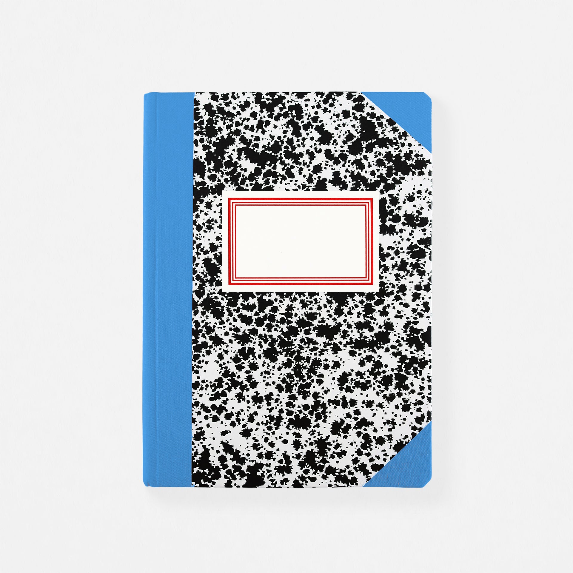Emilio Braga Cloud Print Notebook Black, White & Blue A5 | Lined or Grid 