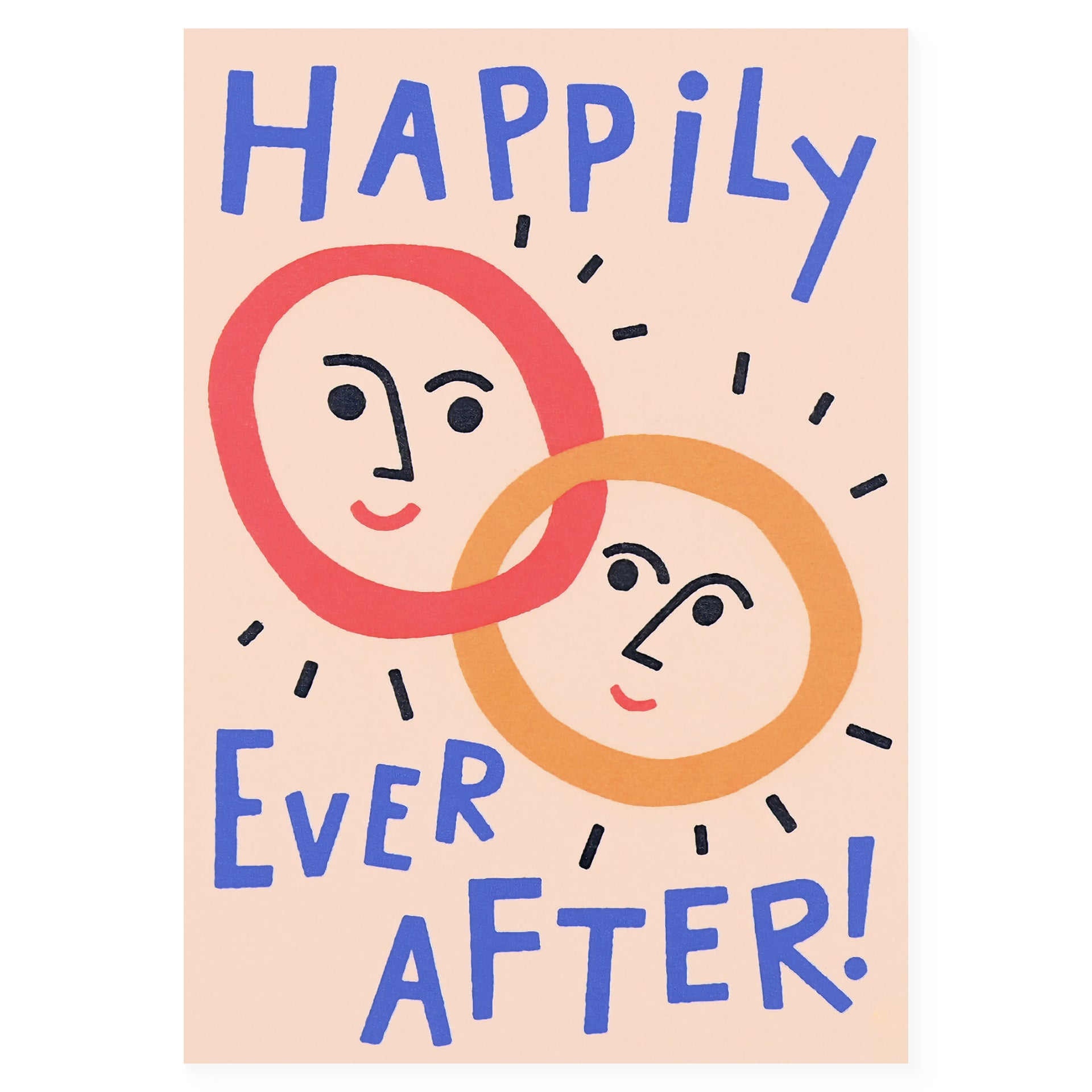 Happily Ever After Wedding Card