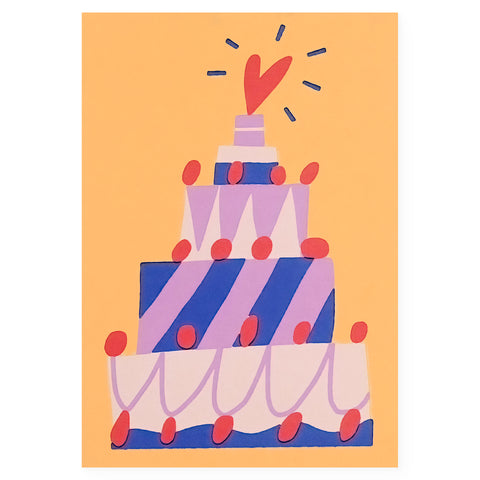 Wedding Cake Greeting Card