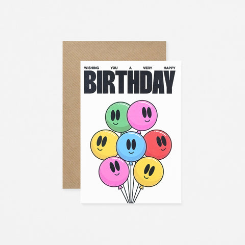 Wishing You A Happy Birthday Greeting Card